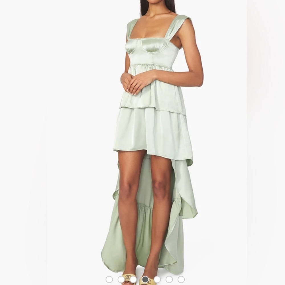 Mint weworewhat tiered corset dress - summer 22